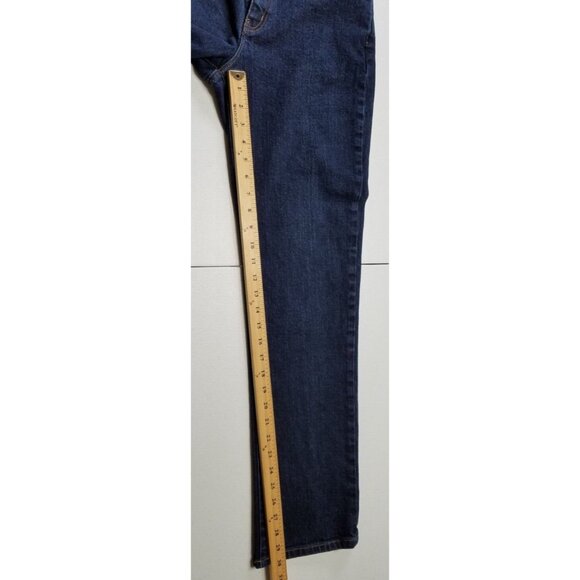 Ralph Lauren Classic Straight Mid-Rise Dark Blue Denim Stretch Jeans Women's 6 - Picture 4 of 15